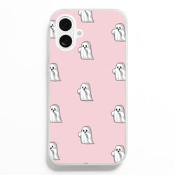Pastel Pixel Ghost Halloween  -  Phone Case for iPhone 16 Plus