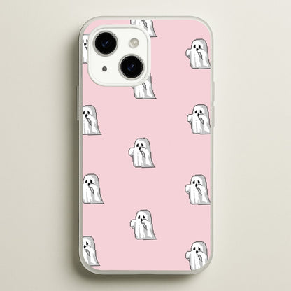 Pastel Pixel Ghost Halloween  -  Phone Case for iPhone 15 Plus