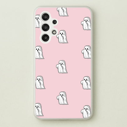 Pastel Pixel Ghost Halloween  -  Phone Case for Galaxy A13