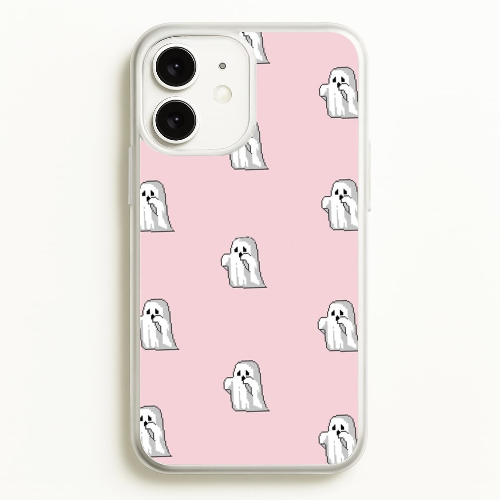 Pastel Pixel Ghost Halloween  -  Phone Case for iPhone 11