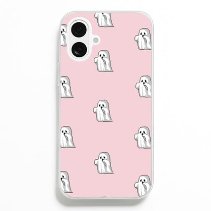Pastel Pixel Ghost Halloween Phone Case