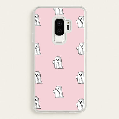 Pastel Pixel Ghost Halloween  -  Phone Case for Galaxy S9 Plus