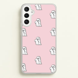 Pastel Pixel Ghost Halloween  -  Phone Case for Galaxy A36