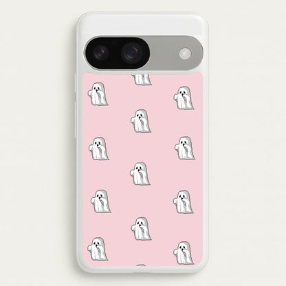 Pastel Pixel Ghost Halloween  -  Phone Case for Google Pixel 9 / 9 Pro