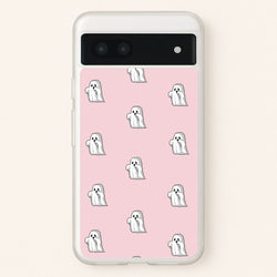 Pastel Pixel Ghost Halloween  -  Phone Case for Google Pixel 6a