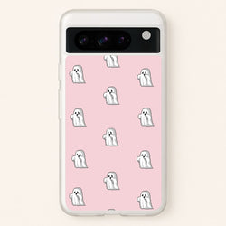 Pastel Pixel Ghost Halloween  -  Phone Case for Google Pixel 8 Pro