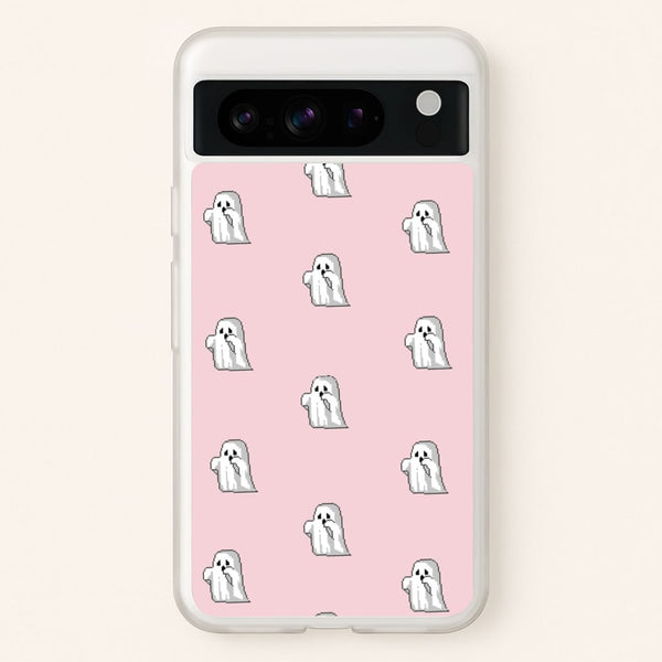 Pastel Pixel Ghost Halloween  -  Phone Case for Google Pixel 8 Pro