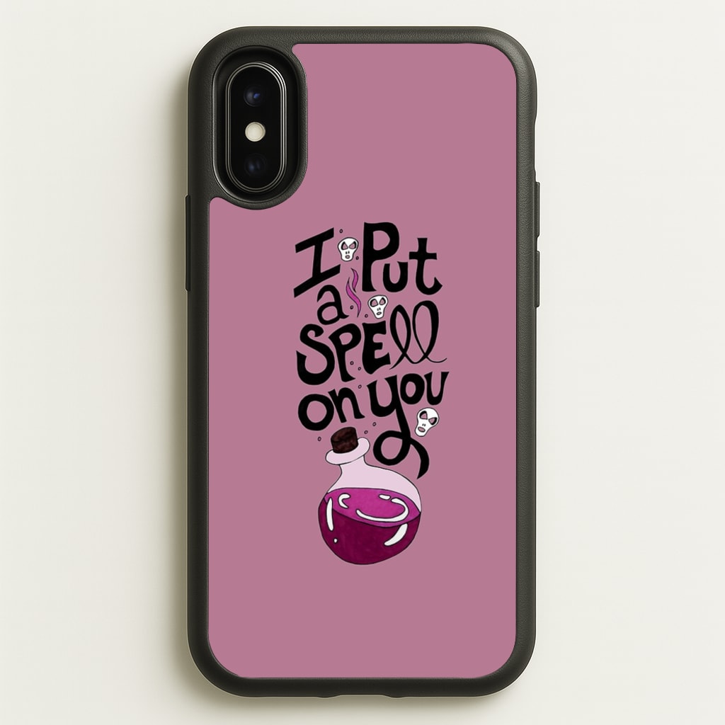 I Put A Spell On You - Hocus Halloween  -  Phone Case for iPhone X / XS