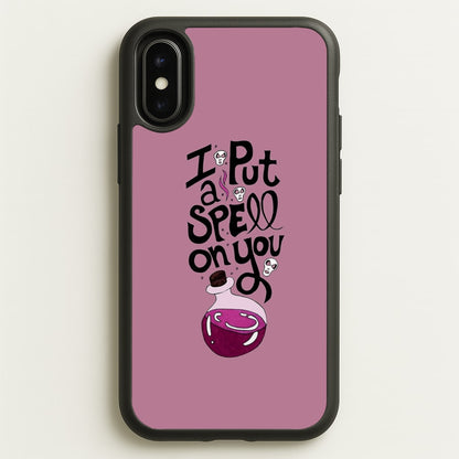 I Put A Spell On You - Hocus Halloween  -  Phone Case for iPhone X / XS