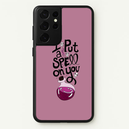I Put A Spell On You - Hocus Halloween  -  Phone Case for Galaxy S21 Ultra