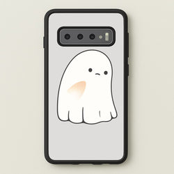 Sad Ghost Halloween  -  Phone Case for Galaxy S10 Plus
