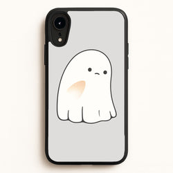 Sad Ghost Halloween  -  Phone Case for iPhone XR