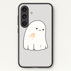 Sad Ghost Halloween  -  Phone Case for Galaxy S25