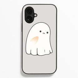 Sad Ghost Halloween  -  Phone Case for iPhone 16 Plus