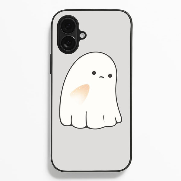 Sad Ghost Halloween  -  Phone Case for iPhone 16 Plus