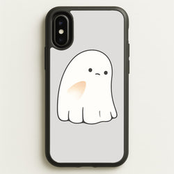 Sad Ghost Halloween  -  Phone Case for iPhone X / XS