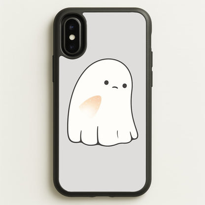 Sad Ghost Halloween  -  Phone Case for iPhone X / XS