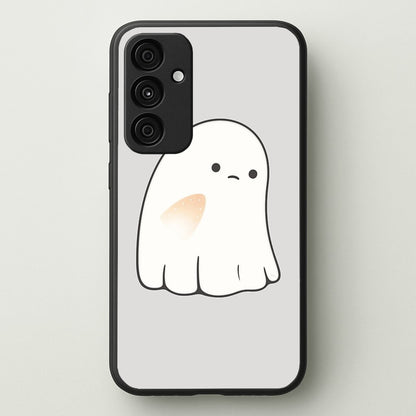 Sad Ghost Halloween  -  Phone Case for Galaxy A55