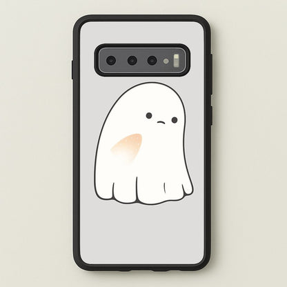 Sad Ghost Halloween  -  Phone Case for Galaxy S10