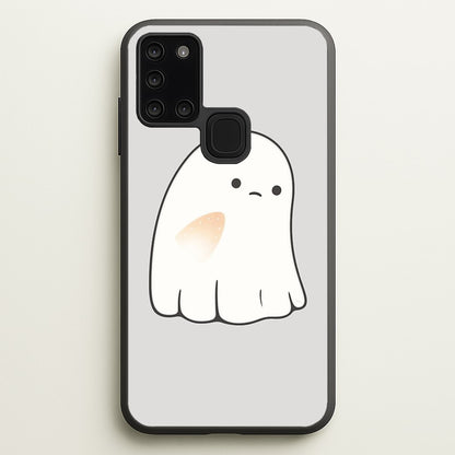 Sad Ghost Halloween  -  Phone Case for Galaxy A21s