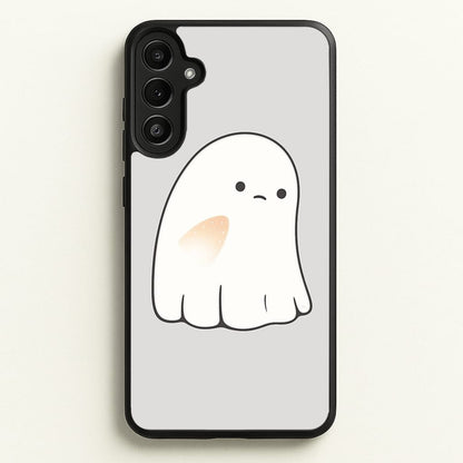 Sad Ghost Halloween  -  Phone Case for Galaxy A34