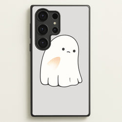 Sad Ghost Halloween  -  Phone Case for Galaxy S25 Ultra