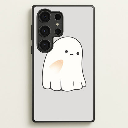 Sad Ghost Halloween  -  Phone Case for Galaxy S25 Ultra