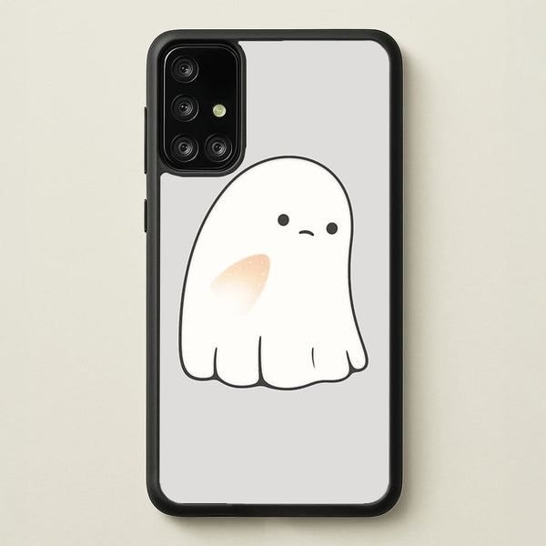 Sad Ghost Halloween  -  Phone Case for Galaxy A71
