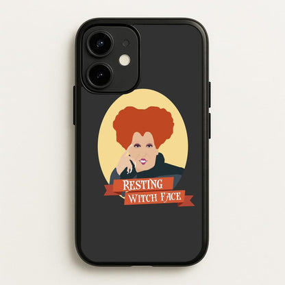 Resting Witch Face - Hocus Halloween  - Halloween Phone Case for iPhone 12 / 12 Pro