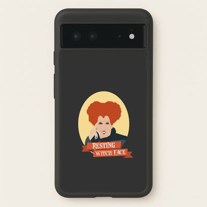 Resting Witch Face - Hocus Halloween  - Halloween Phone Case for Google Pixel 6