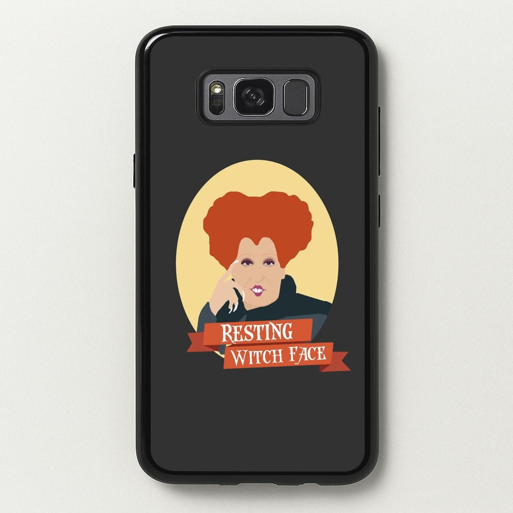 Resting Witch Face - Hocus Halloween  - Halloween Phone Case for Galaxy S8