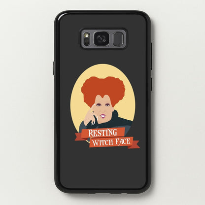 Resting Witch Face - Hocus Halloween  - Halloween Phone Case for Galaxy S8