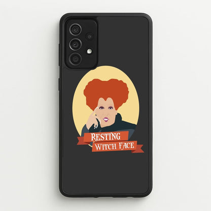 Resting Witch Face - Hocus Halloween  - Halloween Phone Case for Galaxy A52 / A52s