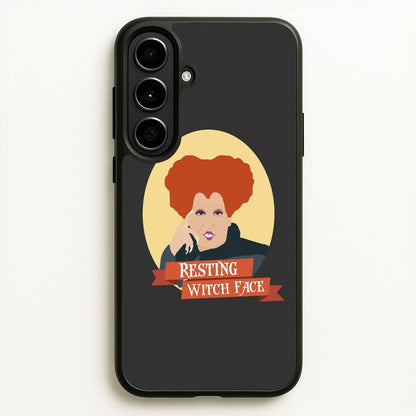 Resting Witch Face - Hocus Halloween  - Halloween Phone Case for Galaxy A56