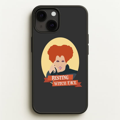 Resting Witch Face - Hocus Halloween  - Halloween Phone Case for iPhone 13 Mini