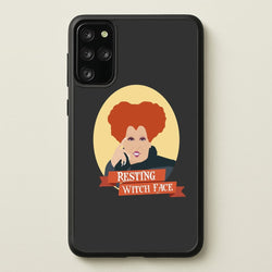 Resting Witch Face - Hocus Halloween  - Halloween Phone Case for Galaxy S20 Plus
