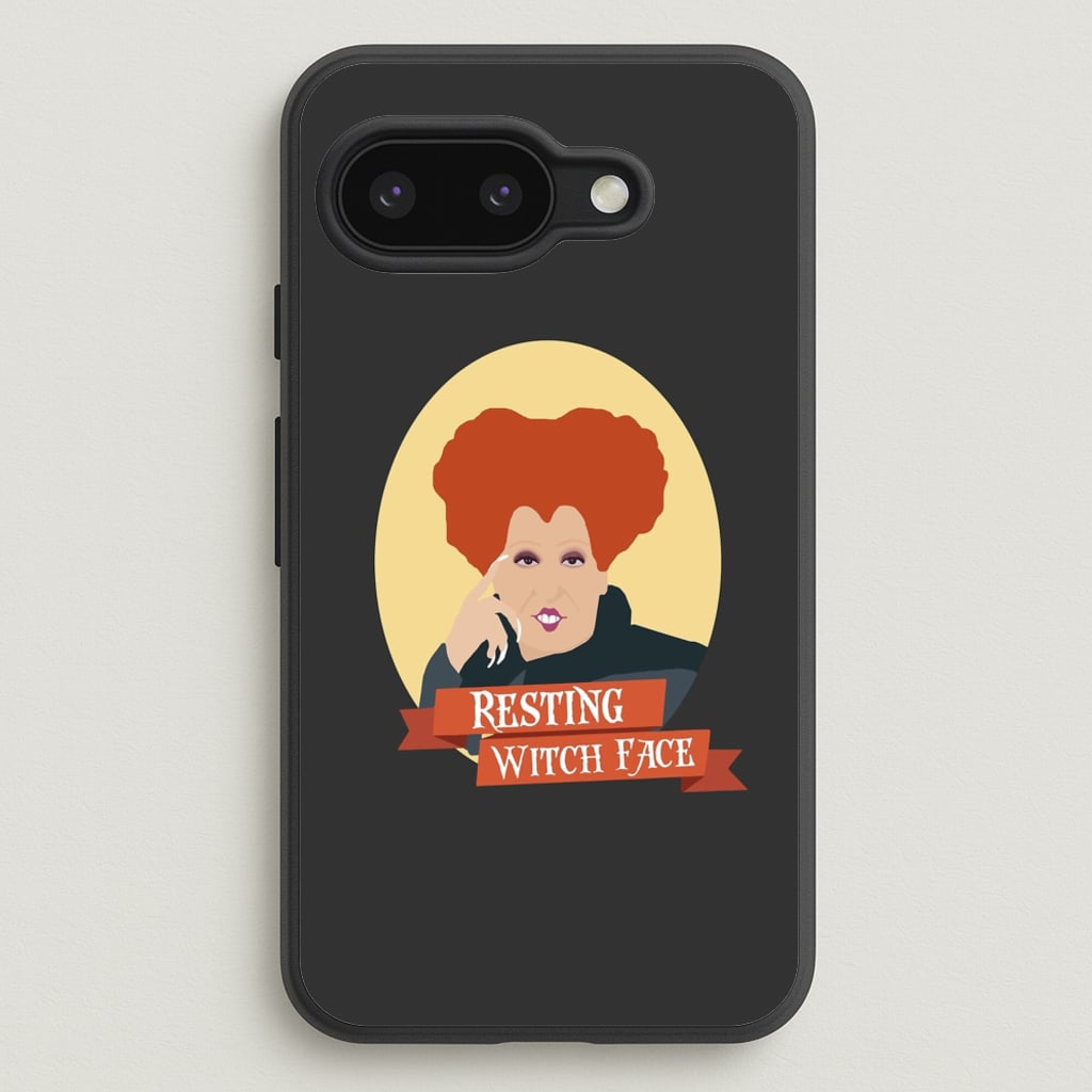 Resting Witch Face - Hocus Halloween  - Halloween Phone Case for Google Pixel 9a