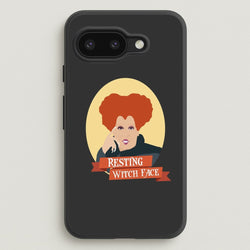 Resting Witch Face - Hocus Halloween  - Halloween Phone Case for Google Pixel 9a