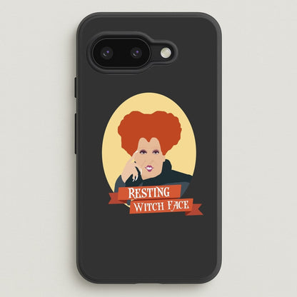 Resting Witch Face - Hocus Halloween  - Halloween Phone Case for Google Pixel 9a