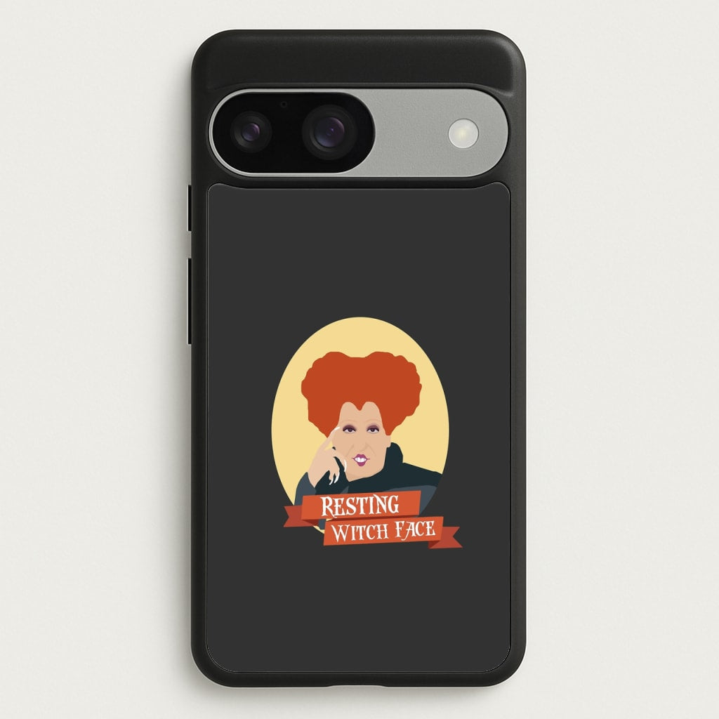 Resting Witch Face - Hocus Halloween  - Halloween Phone Case for Google Pixel 9 / 9 Pro