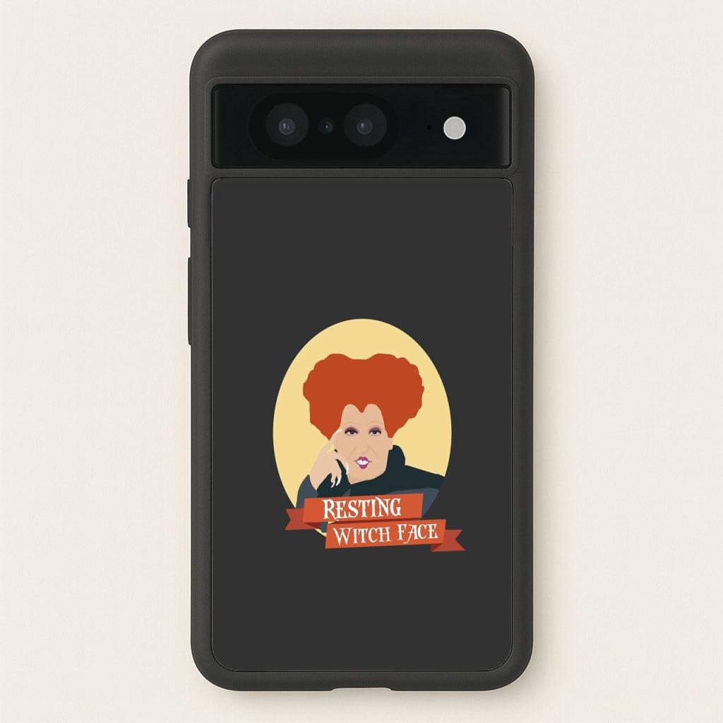Resting Witch Face - Hocus Halloween  - Halloween Phone Case for Google Pixel 8