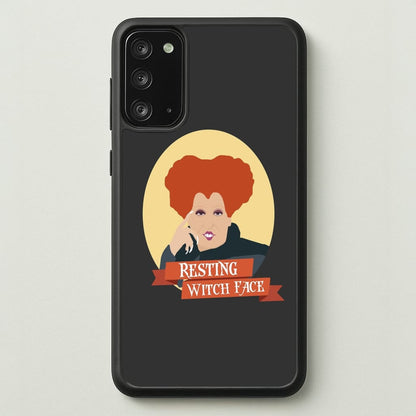 Resting Witch Face - Hocus Halloween  - Halloween Phone Case for Galaxy Note 20