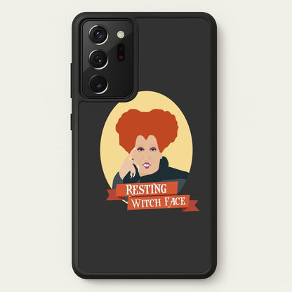 Resting Witch Face - Hocus Halloween  - Halloween Phone Case for Galaxy Note 20 Ultra