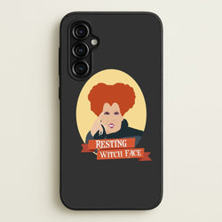 Resting Witch Face - Hocus Halloween  - Halloween Phone Case for Galaxy A54
