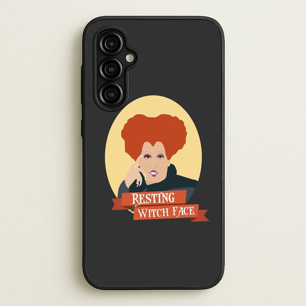 Resting Witch Face - Hocus Halloween  - Halloween Phone Case for Galaxy A54