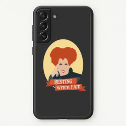 Resting Witch Face - Hocus Halloween  - Halloween Phone Case for Galaxy S21 Plus