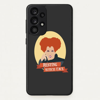 Resting Witch Face - Hocus Halloween  - Halloween Phone Case for Galaxy A33