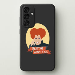 Resting Witch Face - Hocus Halloween  - Halloween Phone Case for Galaxy A35