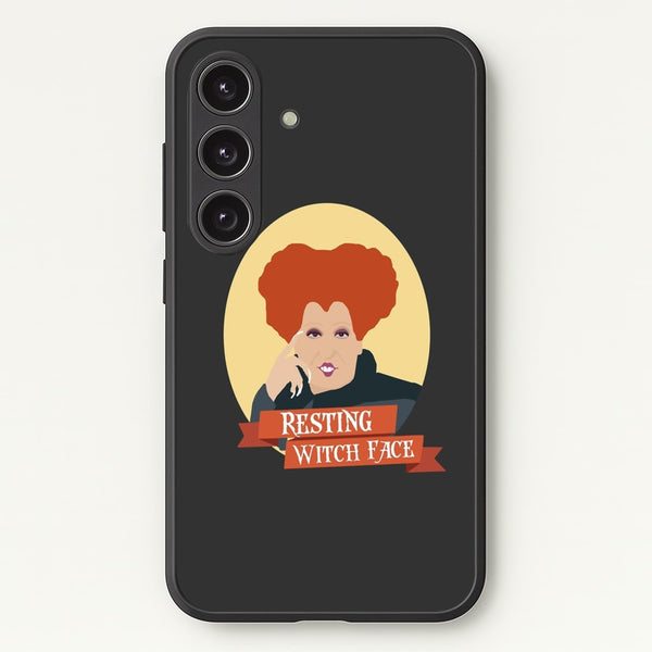 Resting Witch Face - Hocus Halloween  - Halloween Phone Case for Galaxy S25 Plus
