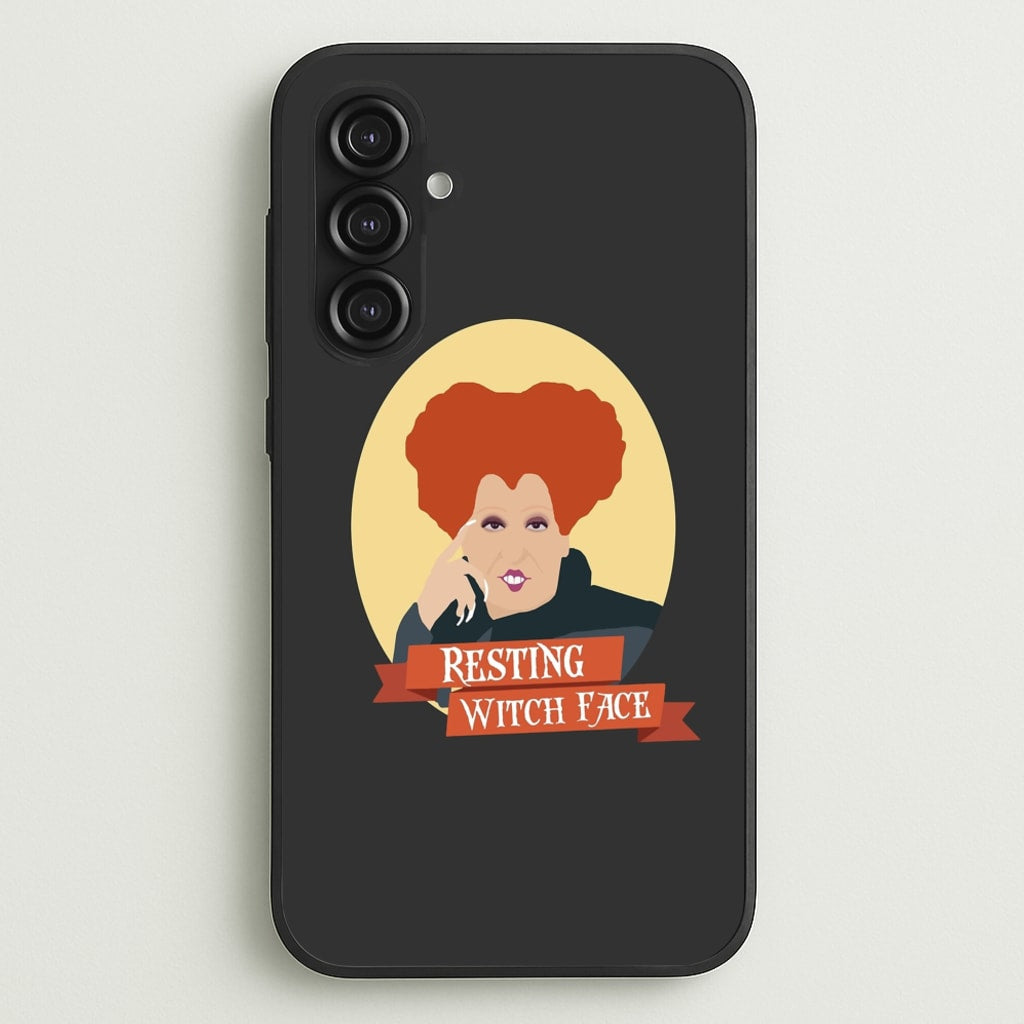 Resting Witch Face - Hocus Halloween  - Halloween Phone Case for Galaxy S23FE